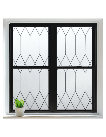 Película de Privacidad Rabbitgoo 30x200 cm Lattice Marroquí Película de Privacidad Rabbitgoo 30x200 cm Lattice Marroquí