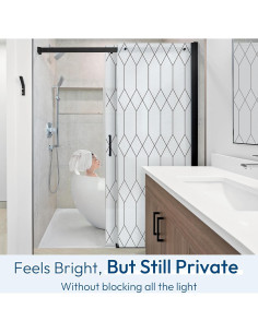 Película de Privacidad Rabbitgoo 30x200 cm Lattice Marroquí 2