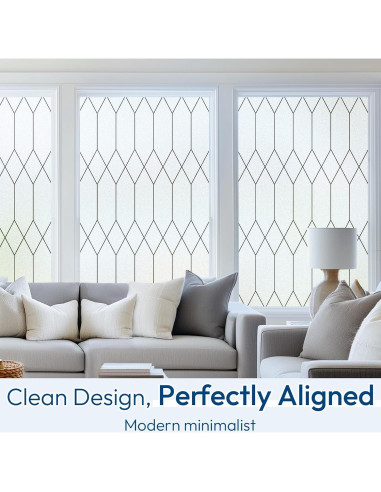 Película de Privacidad Rabbitgoo 30x200 cm Lattice Marroquí