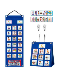 Calendario Visual de Horarios KIKIGOAL para Niños 67.5x24cm