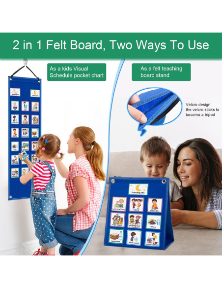 Calendario Visual de Horarios KIKIGOAL para Niños 67.5x24cm