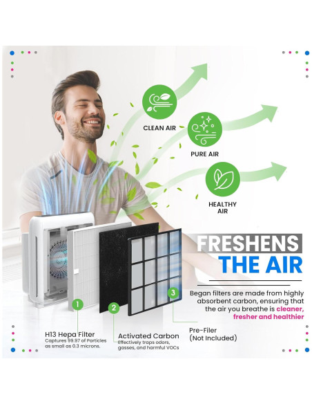 Filtro Bagean AP-1512HH Compatible Purificador Coway Airmega