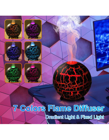 Difusor de Aceite Esencial Cechlicht D612 200ml Negro