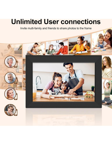 Marco de Fotos Digital WiFi Bgift 10.1" Pantalla Táctil HD