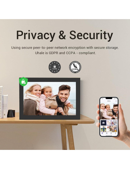Marco de Fotos Digital WiFi Bgift 10.1" Pantalla Táctil HD