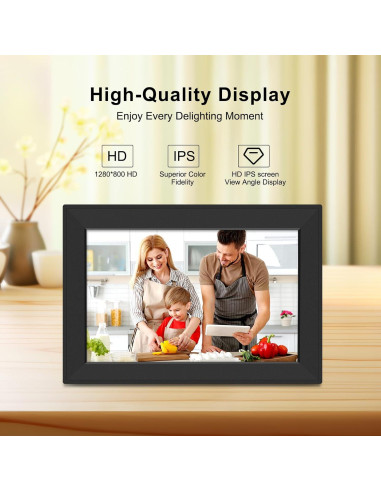 Marco de Fotos Digital WiFi Bgift 10.1" Pantalla Táctil HD