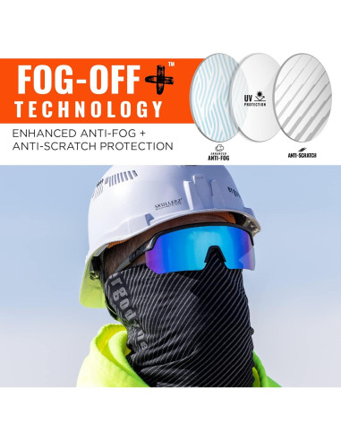 Gafas de Seguridad Ergodyne AEGIR Anti Rayones y Anti Niebla