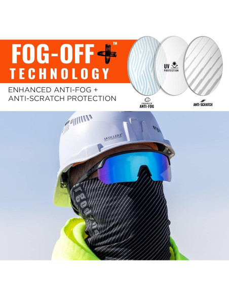 Gafas de Seguridad Ergodyne AEGIR Anti Rayones y Anti Niebla