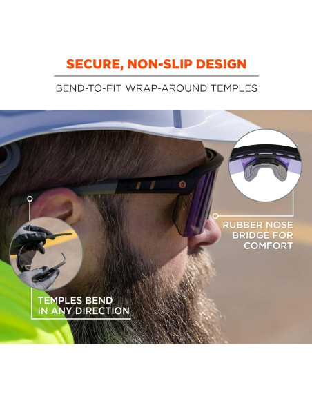 Gafas de Seguridad Ergodyne AEGIR Anti Rayones y Anti Niebla