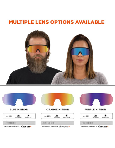 Gafas de Seguridad Ergodyne AEGIR Anti Rayones y Anti Niebla