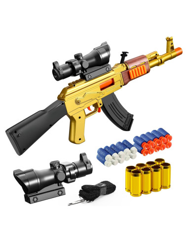 Rifle Francotirador de Juguete Shushuzz con Mira - Dardos de Espuma