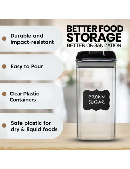 Contenedores de Almacenamiento Hermético Shazo 6 PC 1.2L BPA Free