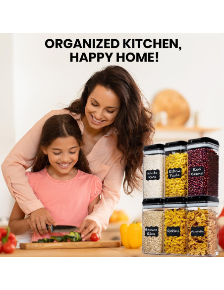 Contenedores de Almacenamiento Hermético Shazo 6 PC 1.2L BPA Free