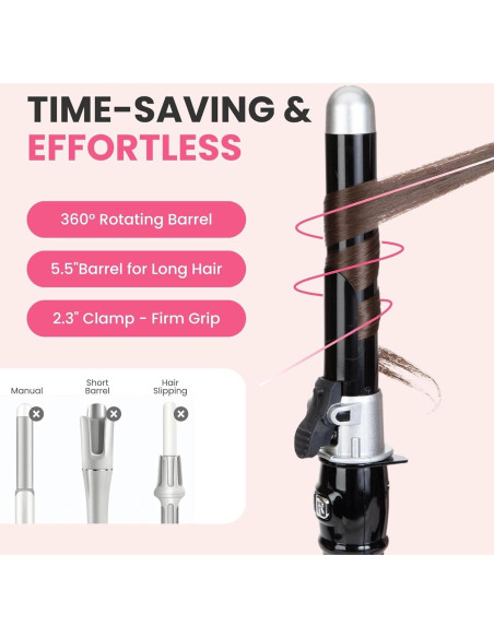 Plancha de Rizar Automática Honey Coco 1.1" (2.79 cm) LED Plancha de Rizar Automática Honey Coco 1.1" (2.79 cm) LED