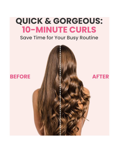 Plancha de Rizar Automática Honey Coco 1.1" (2.79 cm) LED