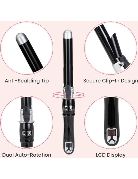 Plancha de Rizar Automática Honey Coco 1.1" (2.79 cm) LED Plancha de Rizar Automática Honey Coco 1.1" (2.79 cm) LED