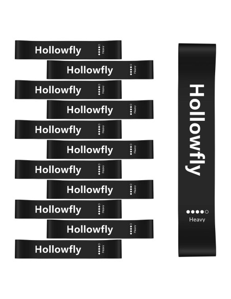 12 Bandas de Resistencia de Láttex Hollowfly para Ejercicio