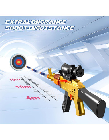 Rifle Francotirador de Juguete Shushuzz con Mira - Dardos de Espuma