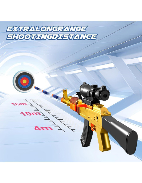 Rifle Francotirador de Juguete Shushuzz con Mira - Dardos de Espuma