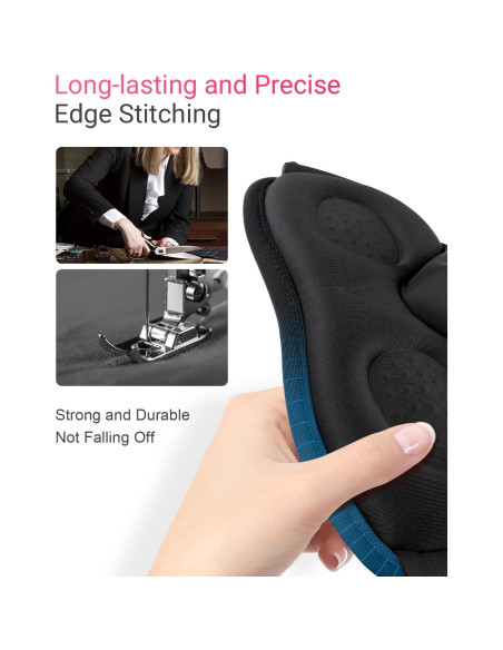 MUSICOZY Máscara para Dormir 3D Transpirable Rosa Claro