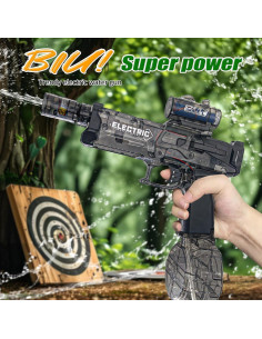 Pistola de Agua Eléctrica HYNXM 500CC Alcance 9.75m LED 2