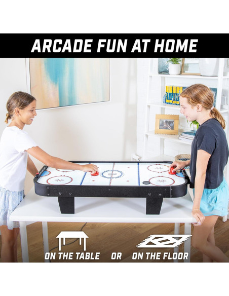 Mesa de Hockey de Aire GoSports 40" para Niños - Negro