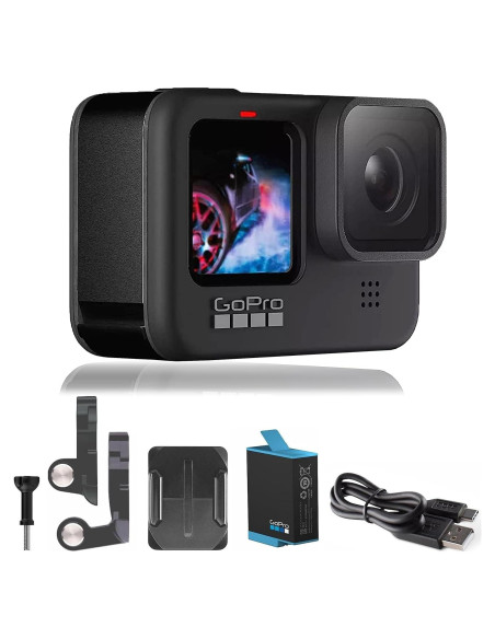 Cámara de Acción GoPro HERO9 Negro 5K 20MP Pantalla Táctil