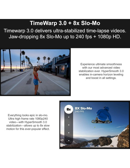 Cámara de Acción GoPro HERO9 Negro 5K 20MP Pantalla Táctil
