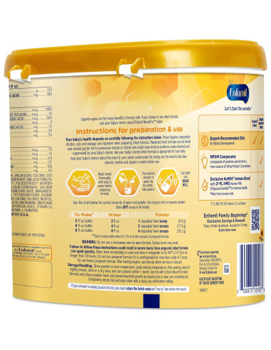 Fórmula Infantil Enfamil NeuroPro 585g - Desarrollo Cerebral