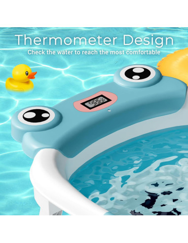 Bañera Plegable para Bebés Bunwag Azul 0-24 Meses 25L