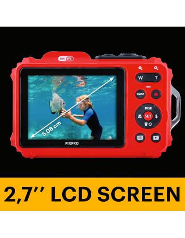 Cámara Digital KODAK PIXPRO WPZ2 16MP Resistente al Agua