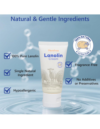 Crema para Pezones Momfree 30g - Alivio Rápido para Lactancia