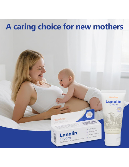 Crema para Pezones Momfree 30g - Alivio Rápido para Lactancia