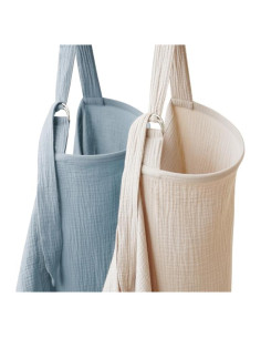 Pack de 2 Cubiertas de Lactancia Coreeky 100% Algodón Azul