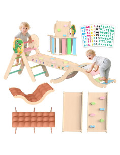 Conjunto de Escalada Triángulo Pikler Acenova para Niños 1-3 Años