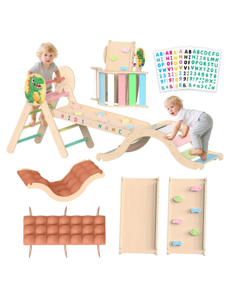 Conjunto de Escalada Triángulo Pikler Acenova para Niños 1-3 Años Conjunto de Escalada Triángulo Pikler Acenova para Niños 1-3 Años