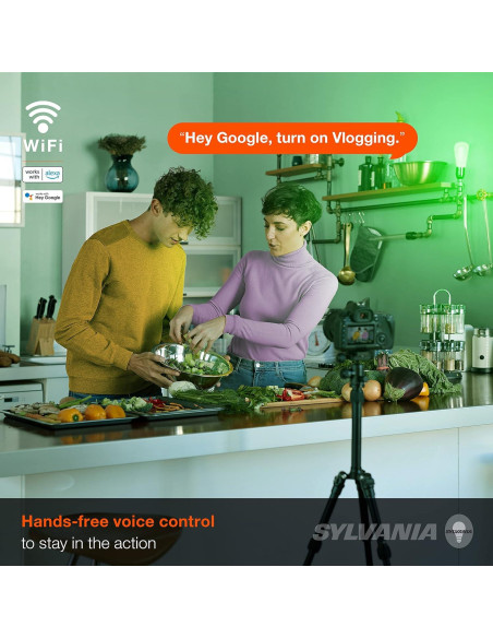 Bombilla LED inteligente Sylvania ST19 7W RGBW 2000K E26