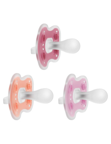 Chupete de Silicona Dr. Brown's Advantage 6-18m Paquete de 3