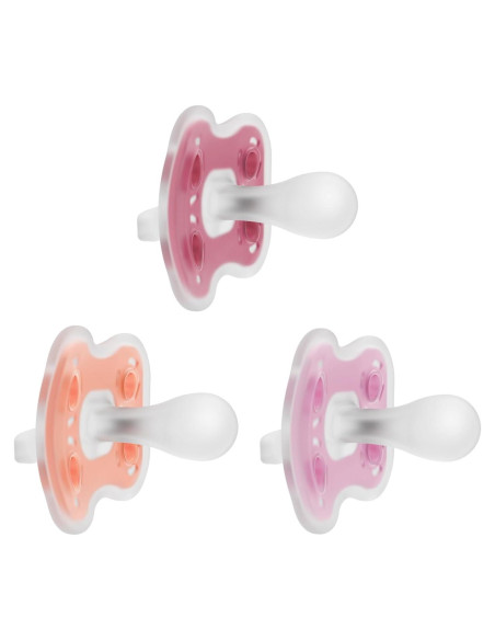 Chupete de Silicona Dr. Brown's Advantage 6-18m Paquete de 3