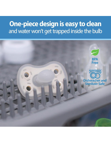 Chupete de Silicona Dr. Brown's Advantage 6-18m Paquete de 3