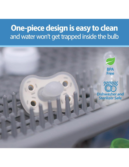 Chupete de Silicona Dr. Brown's Advantage 6-18m Paquete de 3