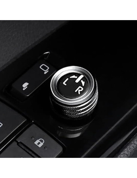 Cubiertas de Perilla para Toyota Corolla 2023-2025 Tyifxom (6pcs) Negro