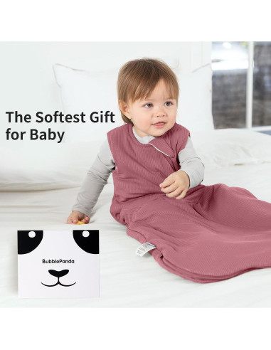 Saco de dormir unisex para bebés 1.0 Tog Rayón Bambú 6-12M