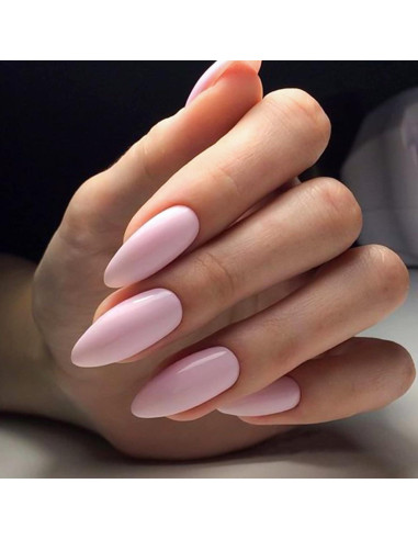 Uñas Postizas Rosa Claro Almendra Yosomk - 24 Piezas