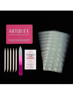 Pestañas Adhesivas para Uñas Artquee - 600 Pcs, 15 Tamaños 2