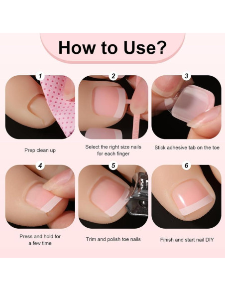 Uñas Postizas Cortas Cuadradas BLGTGH Rojo Vino 24Pcs