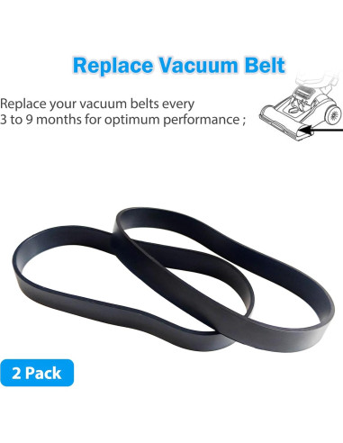 Correas de Reemplazo Bissell CleanView 3198/3197 - 2 Unidades