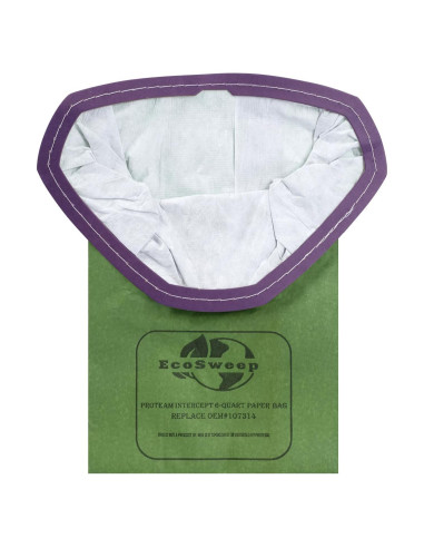 Paquete de 12 bolsas de filtro Genérico 107314 para ProTeam 6 QT
