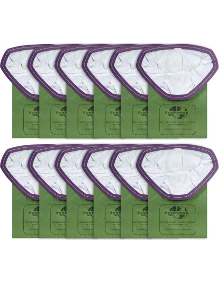 Paquete de 12 bolsas de filtro Genérico 107314 para ProTeam 6 QT
