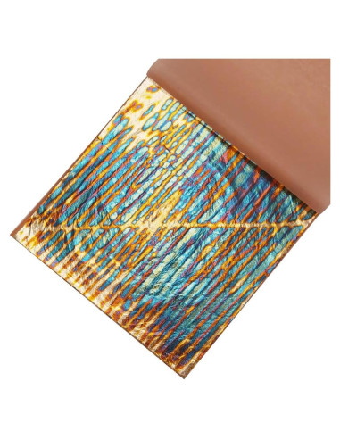 Hojas Metálicas Imitación Oro INSPIRELLE 25 Hojas 14x14 cm